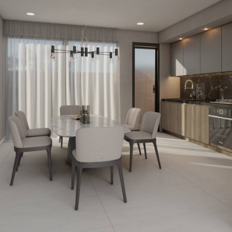 Sala y comedor concepto abierto